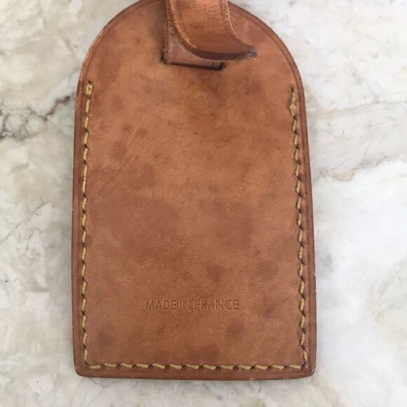 Louis Vuitton Leather Luggage Tag & Poignet - Picture 4 of 7